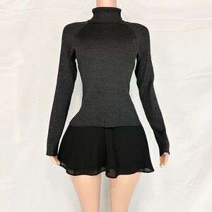 INC International Concepts Charcoal Turtleneck Sweater